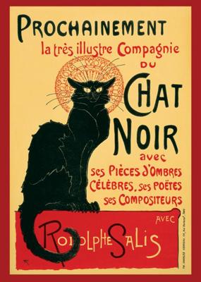 Poster Chat Noir - Steinlein 61x91,5cm