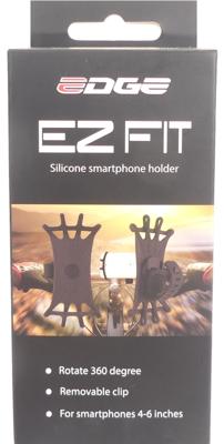 Edge telefoonhouder ez fit 360° siliconen zwart