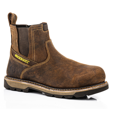 BuckBootz Instapper B1180 S3 | Donkerbruin | Maat 40 - 5055138021927