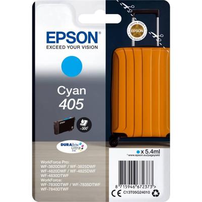 Epson Singlepack Cyan 405 DURABrite Ultra Ink Epson Singlepack Cyan 405 DURABrite Ultra Ink
