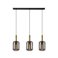 Lucide JOANET - Hanglamp - 3xE27 - Fumé - thumbnail