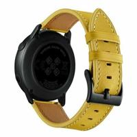 Garmin Forerunner 970 / 570 (47mm) / 255 - lederen bandje - Geel - thumbnail