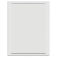 Toegangs paneel Wit 30 x 40 cm Staal - thumbnail