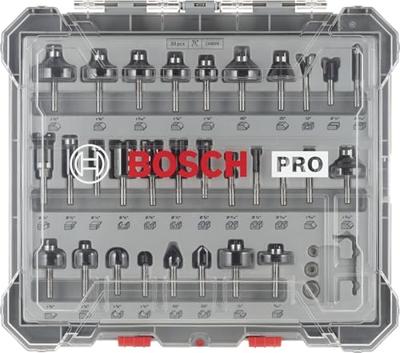 Bosch Accessoires Frezenset Gemixt | 1/4" | 30-delig - 2607017476 Bosch Accessoires Frezenset Gemixt | 1/4" | 30-delig - 2607017476