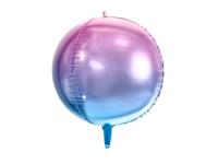 Folieballon schaduw violet/blauw 35cm - thumbnail