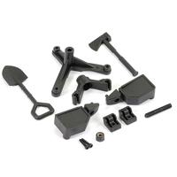 FTX - Outback Geo 4X4 Moulded Body Mirror/Tool/Spare Mount (FTX9932A) - thumbnail