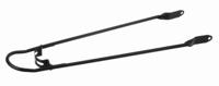 spatbordstang met bumper 28 inch achter zwart - thumbnail