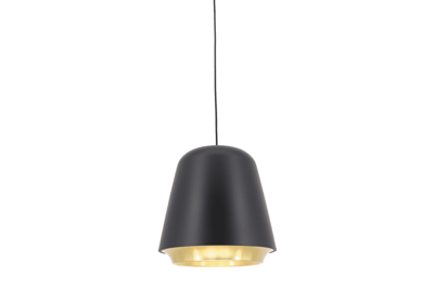 Artdelight Hanglamp Santiago Ø 35 cm zwart-goud