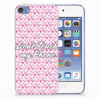 Apple iPod Touch 5 | 6 Silicone-hoesje Flowers Pink DTMP Apple iPod Touch 5 | 6 Silicone-hoesje Flowers Pink DTMP