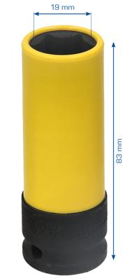 Brilliant Tools BT691007 BT691007 Kracht-dopsleutelinzet 19 mm