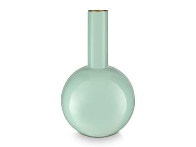 Pip Studio Vaas Metaal Medium Blauw 19x33cm