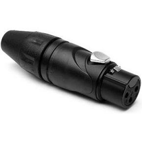 Amphenol AX3FB XLR Connector 3-polig XLR Kabeldeel Female AX Serie - Zwart