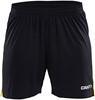 Craft 1905577 Progress Contrast Short W - Black/Yellow - XXL