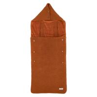 Meyco voetenzak buggy knots camel Maat - thumbnail