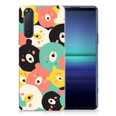 Sony Xperia 5II Telefoonhoesje met Naam Bears Sony Xperia 5II Telefoonhoesje met Naam Bears