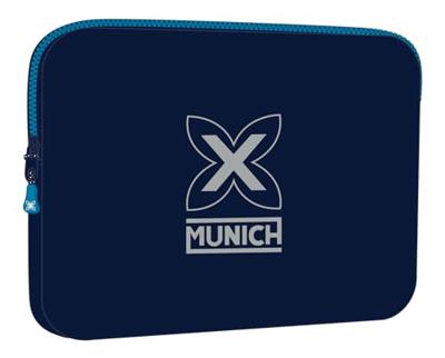 Laptophoes Munich Nautic Marineblauw 15,6'' 39,5 x 27,5 x 3,5 cm