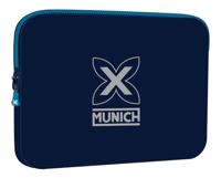 Laptophoes Munich Nautic Marineblauw 15,6'' 39,5 x 27,5 x 3,5 cm - thumbnail
