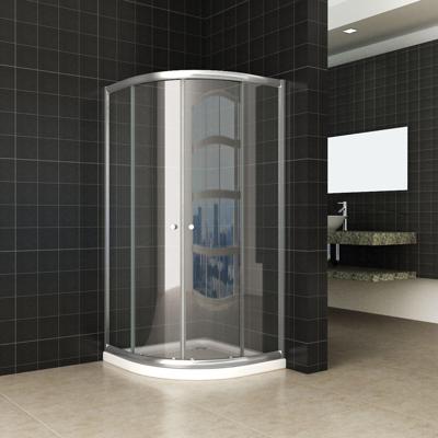 Wiesbaden Douchecabine kwartrond 100x100x190 cm 5 mm Helder Glas
