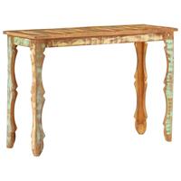 VidaXL Wandtafel 110x40x76 cm massief gerecycled hout - thumbnail
