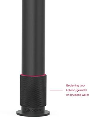 Quooker Front Zwart Kraan Zwart