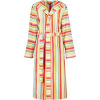 Cawö Cawo Dames Badjas 7081 Badstof met Capuchon Multi 40 - thumbnail