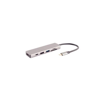 SHIVERPEAKS® Basic-S-USB-dock USB-C multiport dockingstation, 6-in-1, HDMI, PD, hub, sd. Merk