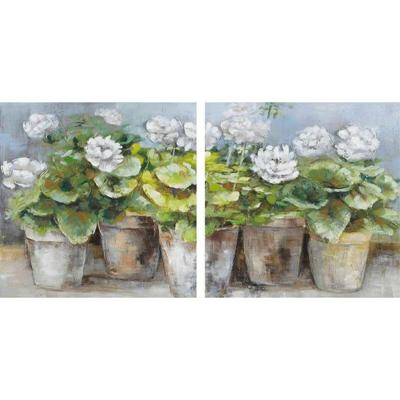 Canvas DKD Home Decor Pijnboom Canvas 80 x 3,5 x 80 cm Canvas DKD Home Decor Pijnboom Canvas 80 x 3,5 x 80 cm