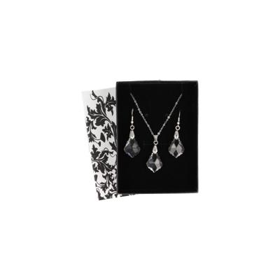 Feng shui blad hanger oorbellen set in leuk doosje voor balans