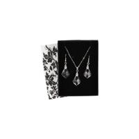 Feng shui blad hanger oorbellen set in leuk doosje voor balans - thumbnail