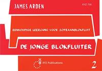 XYZ Uitgeverij James Arden De jonge blokfluiter 2 educatief boek - thumbnail