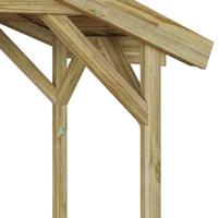 Barbecue-overkapping Bruin 133.5 x 63 x 200 cm - thumbnail