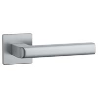 Aprile Massieve Deurkruk Salice Mat Chroom Op Vierkant Rozet - thumbnail