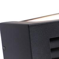 QAZQA Smart buiten wandlamp zwart IP44 incl. Wifi A60 - Hurricane - thumbnail