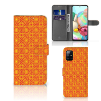 Samsung Galaxy A71 | Telefoon Hoesje | Batik Oranje - thumbnail