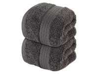 LIVARNO home 2 gastendoekjes (Grijs) - thumbnail