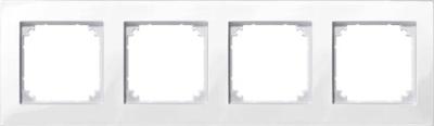 Merten 515419 Afdekking Frame M-Plan Polar-wit (glanzend) 1 stuk(s)