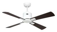 CasaFan ECO NEO III 103 WE-WN/SI WiFi Flügel Wenge/silber Plafondventilator 16 W (Ø x h) 103 cm x 360 mm Wit Met afstandsbediening, Timer, Met wintermodus, - thumbnail