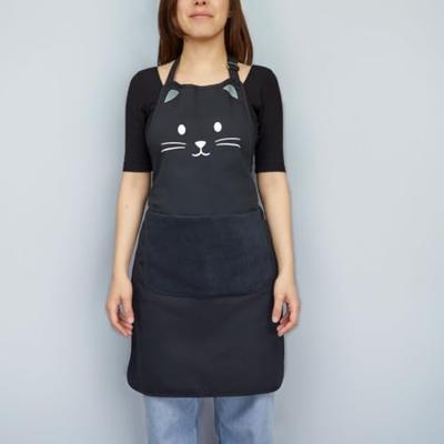 Kat Keukenschort - Zwart Kat Keukenschort - Zwart