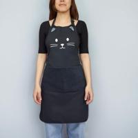 Kat Keukenschort - Zwart - thumbnail
