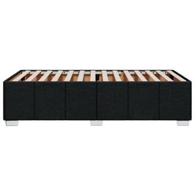 Bedframe zonder matras 100x200 cm stof zwart - thumbnail