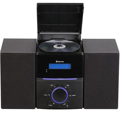 Denver MCA-240 Stereoset AUX, CD, FM Wekfunctie, Incl. afstandsbediening 2 x 20 W Zwart Denver MCA-240 Stereoset AUX, CD, FM Wekfunctie, Incl. afstandsbediening 2 x 20 W Zwart