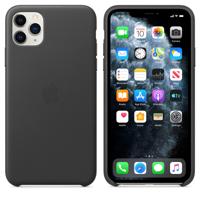 Apple leather case iPhone 11 Pro Max black - thumbnail