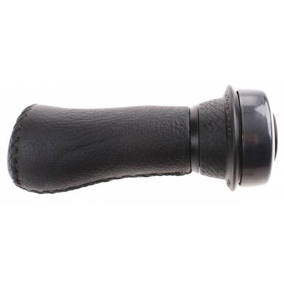 Gazelle Handvat links 100 mm met draaibel - zwart aero leder