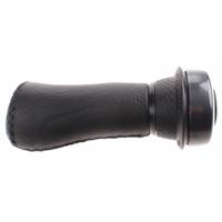 Gazelle Handvat links 100 mm met draaibel - zwart aero leder - thumbnail