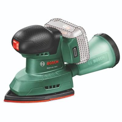 Bosch Groen Accumultischuurmachine EasySander 18V-8 | Incl. 1-uurslader (AL 18V-20) + 1x 2,0 Ah accu + 3 schuurbladen (Red Wood) - 06033E3002