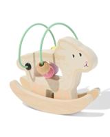 HEMA Wiebeldier lammetje 14.5x13x9.5cm hout - thumbnail