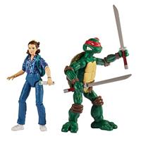 Teenage Mutant Ninja Turtles & Stranger Things Action Figure Double Pack - Leonardo & Eleven - thumbnail