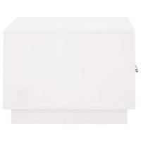 Salontafel 80x50x35 cm massief grenenhout wit - thumbnail