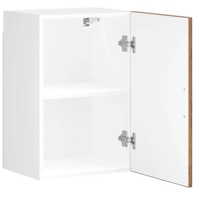 Keukenwandkast Porto bewerkt hout oud houtkleurig Keukenwandkast Porto bewerkt hout oud houtkleurig