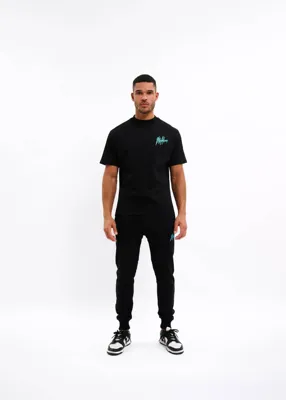 Malelions Signature Drip Broek Heren Zwart - Maat S - Kleur: Zwart | Soccerfanshop
